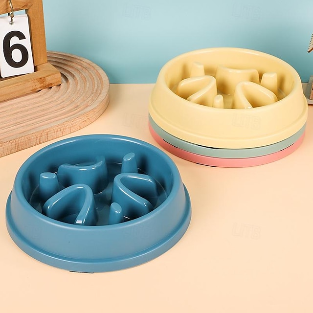  Mus & rotter Hunder Kaniner Skåler & Vannflasker / Fodder Beholdere / Hundetreningsmatter Plast Bærbar Utendørs Reise Ensfarget Gul Rosa Blå Boller og fôring Trening utendørs Hjem