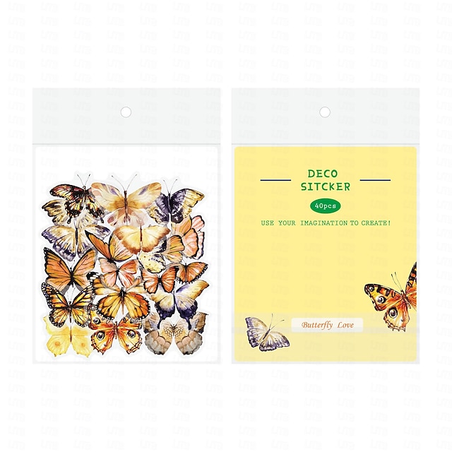  adhésif fleur autocollants pet transparent étanche style floral papier autocollants rétro floral autocollants ensemble pour bricolage scrapbook carte mur cahier