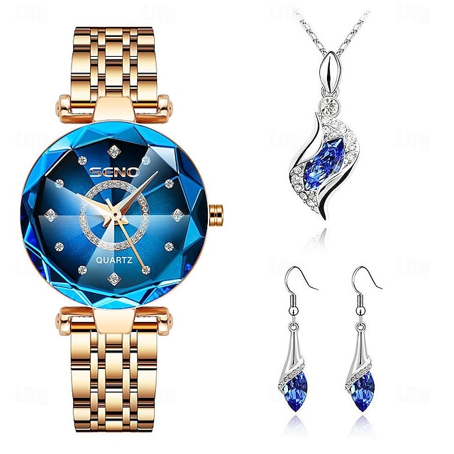  Dames Quartz horloges Diamant Waterbestendig Legering Horloge