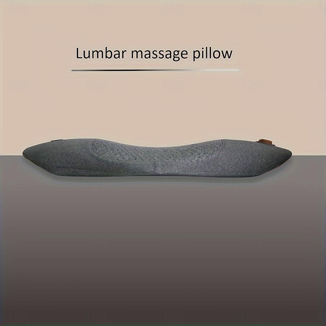  pernă de masaj lombar compresă fierbinte vibrații tracțiune statică cadou grozav de ziua de naștere pentru bărbați femei suport de dormit decompresie caudal decompresie caudal suport lombar