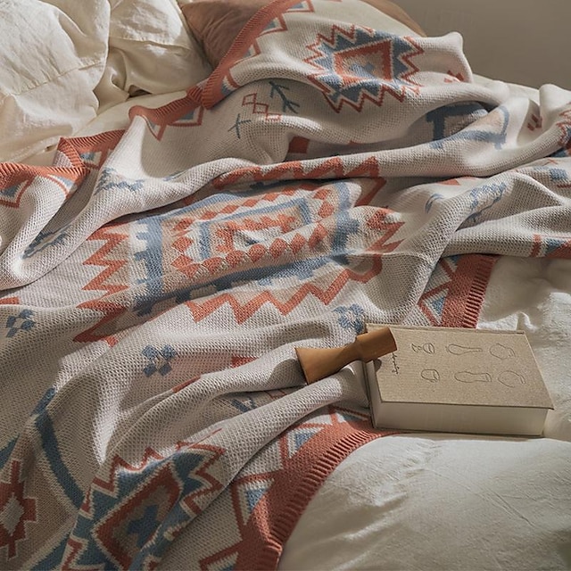  Одеяла и покрывала, Геометрический принт Акриловые волокна Обогреватель одеяла