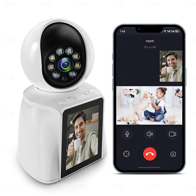  Didseth 3MP Video-Babyphone 2,4g WLAN 2,8-Zoll-Bildschirm Videoanrufkamera Mutter Kinder aktive Anrufüberwachungskameras