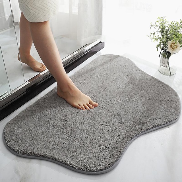  Alfombra absorbente para puerta de baño, alfombra antideslizante para pies, alfombra de baño, alfombra de cocina