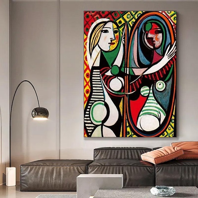  لوحة تصويرية تجريدية مرسومة يدويًا على قماش بيكاسو جدار الفن غير المؤطر بيكاسو رسمت الاستنساخ على قماش ديكور غرفة المعيشة المنزلية بدون إطار