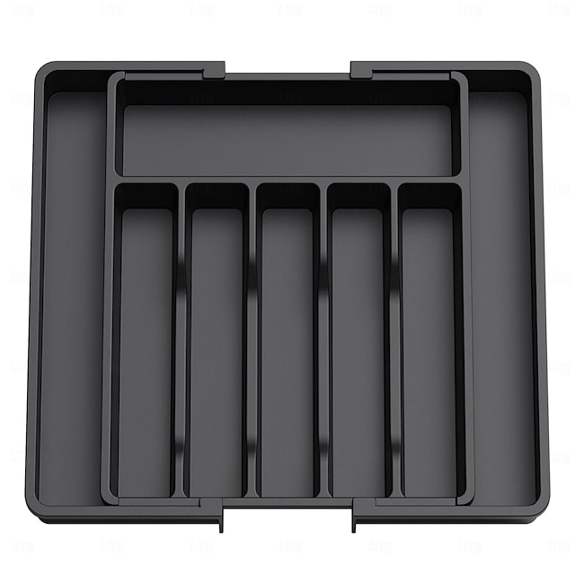  Silverware Organizer - Expandable Kitchen Drawer Organizer, Adjustable Utensil Organizer, Cutlery Drawer Organizer for Forks, Knives, Multipurpose Kitchen Organizers and Storage Solution