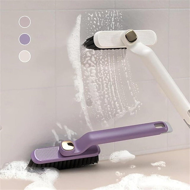  多機能回転隙間掃除ブラシ、360度回転隙間家庭用掃除ブラシ、デッドコーナーなし硬毛ブラシ、ドアウィンドウトラックキッチン掃除ブラシ