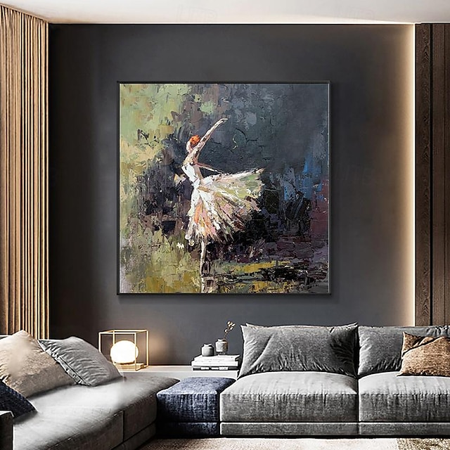  ruční olejomalba plátno nástěnné umění dekorace moderní abstraktní dívky tanečnice domácí výzdoba válcované bezrámové nenatažené malování