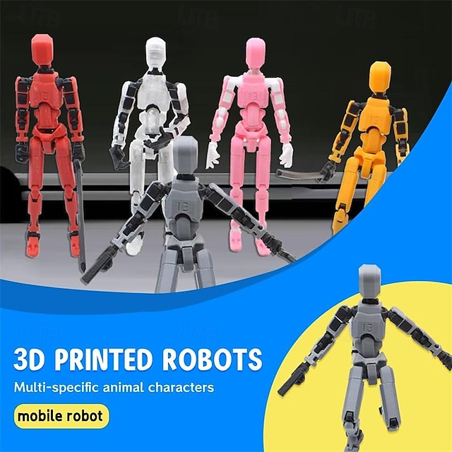  13 Action Figure T13 Action Figure 3D Printed Multi-Jointed Movable Lucky 13 Action Figure Nova 13 Action Figure Dummy 13 Action Figure Valentines Gifts for Him