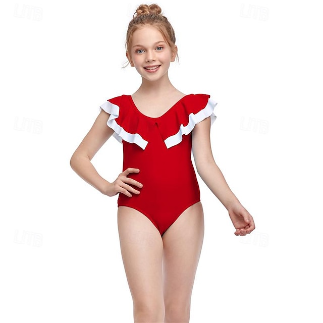  Strój kąpielowy dla malucha dla dzieci dziewczynek letni jednoczęściowy jednoczęściowy strój kąpielowy z nadrukiem w kokardkę