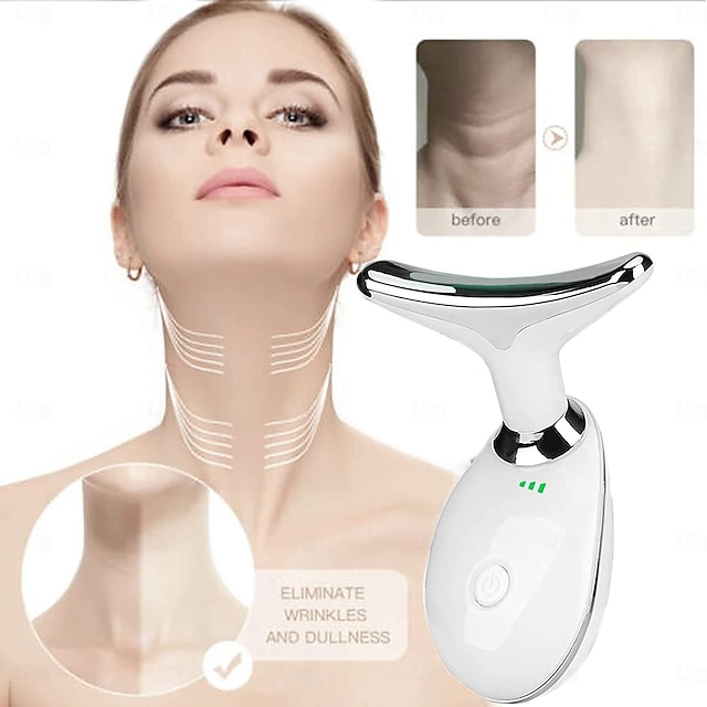  Dispozitiv de înfrumusețare a feței cu led pentru gât masaj facial Mașină pentru bărbie dublă cadou de frumusețe pentru fete și femei de ziua femeii
