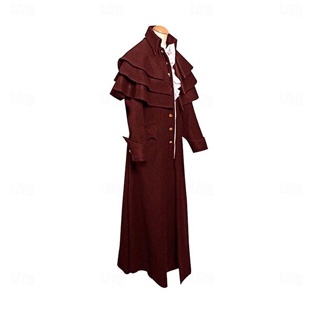 Retro Vintage Plague Doctor Nobleman Punk & Gothic Medieval Coat