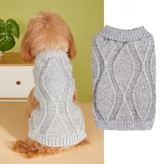  Honden Katten Truien Trui Klassieke Stijl Casual Winter Ademend Zacht Wasbaar Comfortabel Buiten Casual / Dagelijks Hondenkleding for Bichon Frise pomeranian kleine huisdieren Vlinder Small