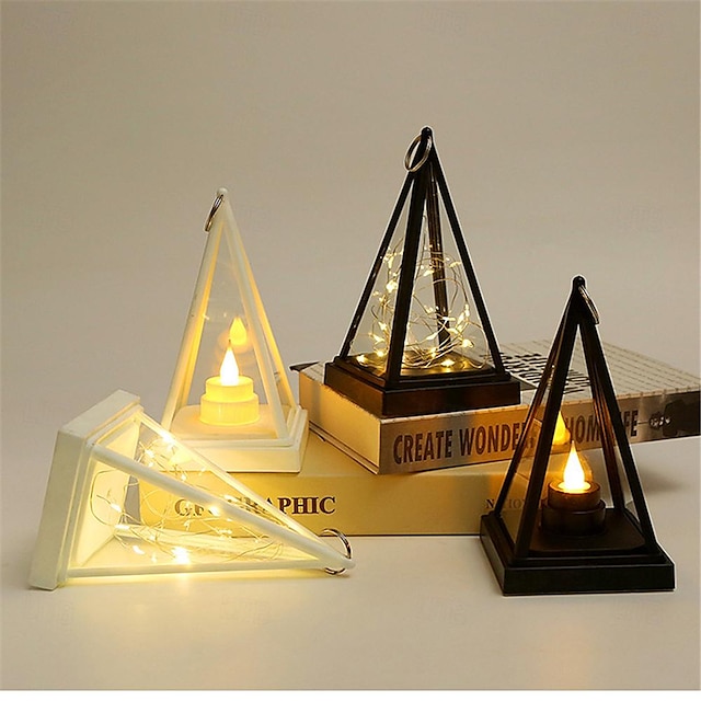  LED elektronisches Kerzenlicht kreative kleine Laterne Urlaub Party Dekoration Anhänger 1St