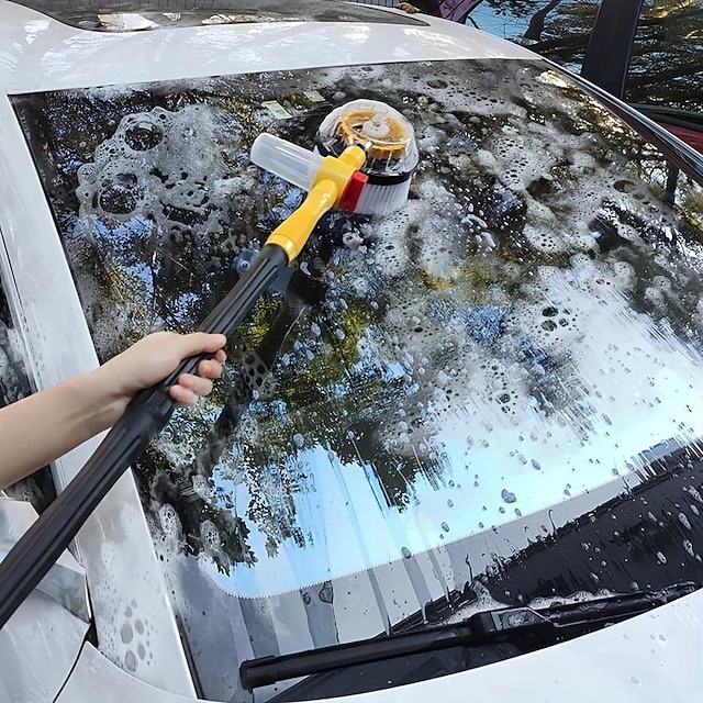  starfire auton pyörivä vesiharja autonpesumoppi korkeapainevesipistooli vaahto autonpesuharja kotitalous kätevä autonpesukonesarja
