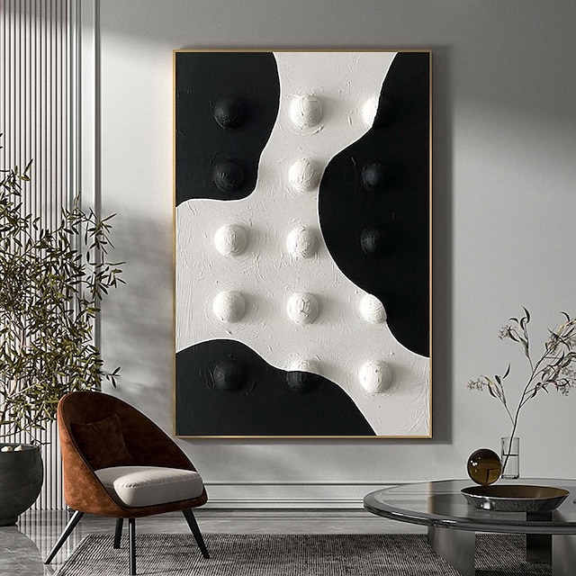  Hand painted 3D Black textured painting handmade Black and white Abstract art Black and white Painting Black and white wall art  textured oil painting wall art ready to hang