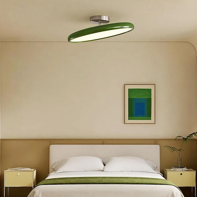  Bedroom LED Flush Mount Ceiling Light, Modern Simplicity Remote 3000k-6500k Lighting Fixture, Indoor Creative Saving Ceiling Lamp, 40cm/50cm for Tatami, Restaurant, Hotel