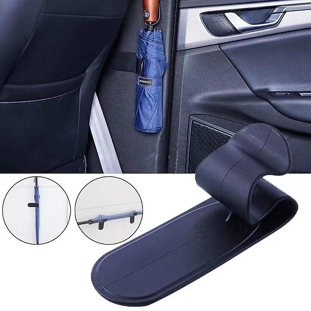  bilparaplykrok multifunksjonell holder festeklips bil paraplykrokhenger automatisk festeklips