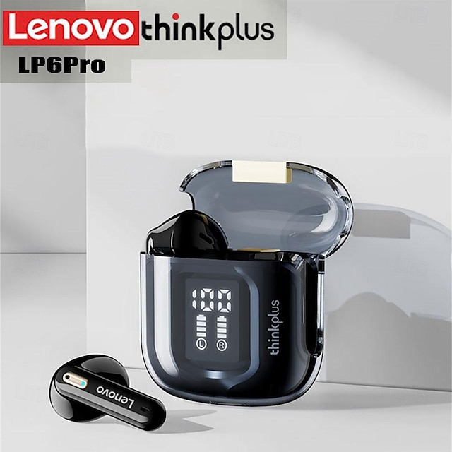 Lenovo LP6pro Drahtlose Ohrhörer TWS-Kopfhörer Im Ohr Bluetooth 5.3 Stereo Mit Ladebox Eingebautes Mikro für Apple Samsung Huawei Xiaomi MI Yoga Für den täglichen Einsatz Reisen Handy