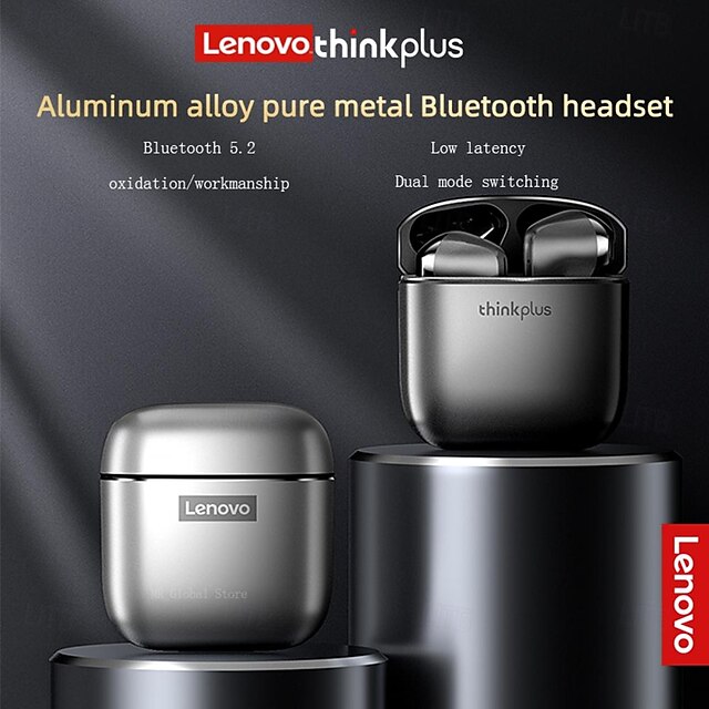  Lenovo XT99 True Wireless Headphones TWS Earbuds In Ear Bluetooth 5.2 Stereo with Charging Box Built-in Mic for Apple Samsung Huawei Xiaomi MI  Yoga Everyday Use Traveling Mobile Phone