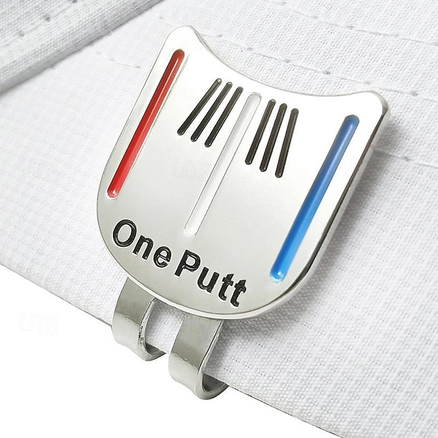  ゴルフハットクリップ シールドマーク 磁気クリップ付き取り外し可能マーク、ゴルフボールの位置決めに便利なゴルフアクセサリー