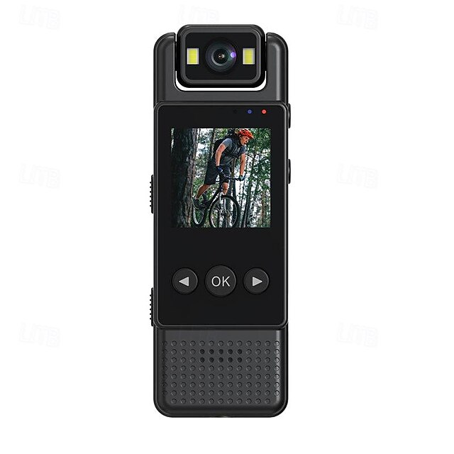  La nueva cámara portátil de bolsillo trasero deportiva hd 1080p gira 180 mini videocámara wifi