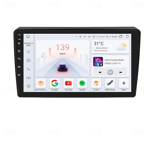  android 12 bilradio for citroen berlingo b9 peugeot partner 2008-2019 multimediaspiller carplay gps-navigasjon