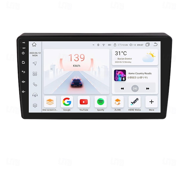  android 12 bilradio til citroen berlingo b9 peugeot partner 2008-2019 multimedieafspiller carplay gps navigation