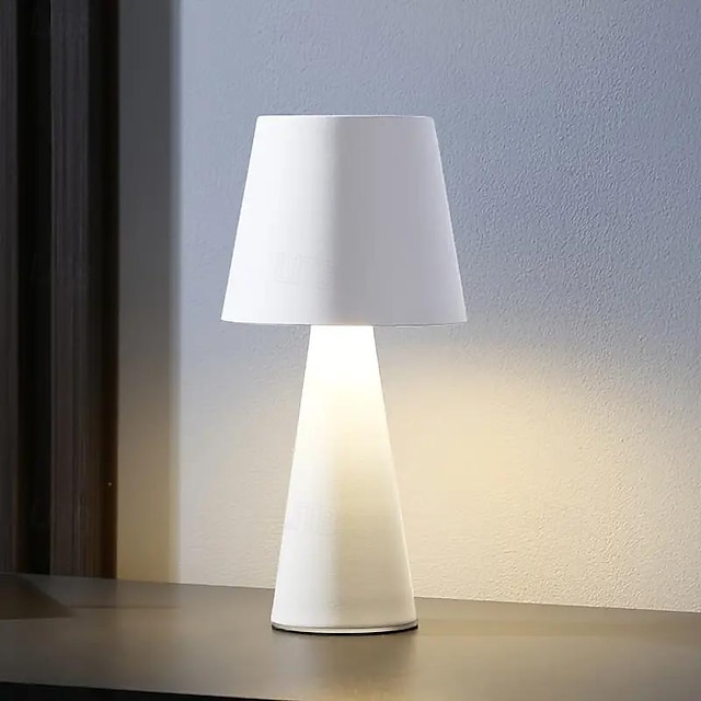 modern egyszerű usb újratölthető asztali lámpa három színű érintéssel dimmer otthoni éjszakai lámpa éjjeli éttermi dolgozószobába fém led lámpa lakberendezési világítás 1x