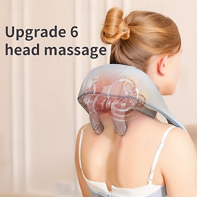 ombro & Instrumento de massagem de pescoço multifuncional, uso doméstico, amassar o corpo inteiro, pescoço, ombro, trapézio, aquecimento muscular, xale