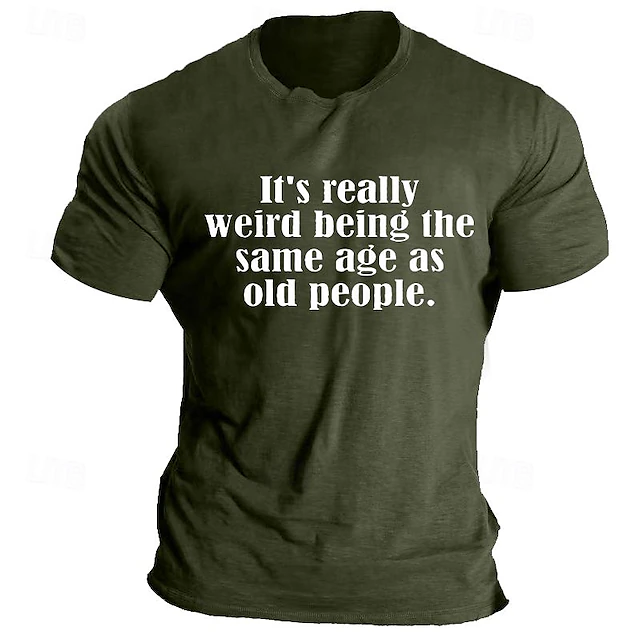 Quotes & Sayings Letter Print Black Blue Light Grey T shirt Tee Casual Style Men's 100% Cotton Graphic T Shirt Leisure Shirt Comfortable Tee Summer Fashion Designer Clothing M L XL XXL XXXL 9