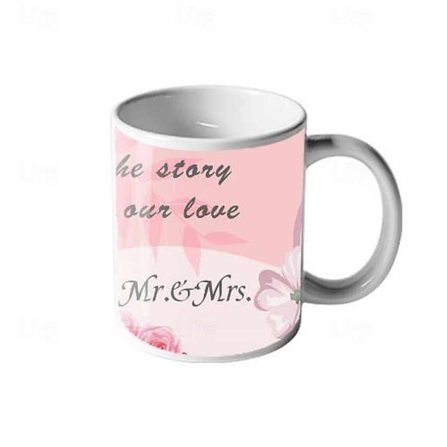  Taza de Café de Foto Personalizada - Regalo de Boda Personalizado para Parejas Regalo Familiar de Navidad Taza Cerámica 11oz
