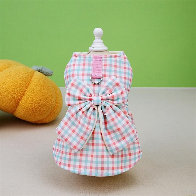  Chien Chat Robe Élégant Mignon Hiver Respirant Doux Lavable Confortable Épais Vacances Tenue Quotidienne Fête Décontracté Quotidien Week-end Vêtements pour Chiens for Chat Chien Husky Labrador