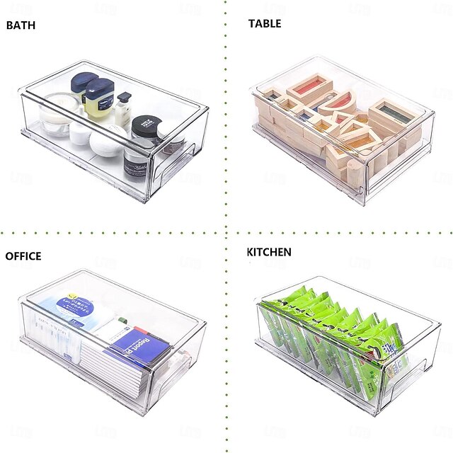 Refrigerator Drawer Storage Partition Board Storage Box Vegetable And ...