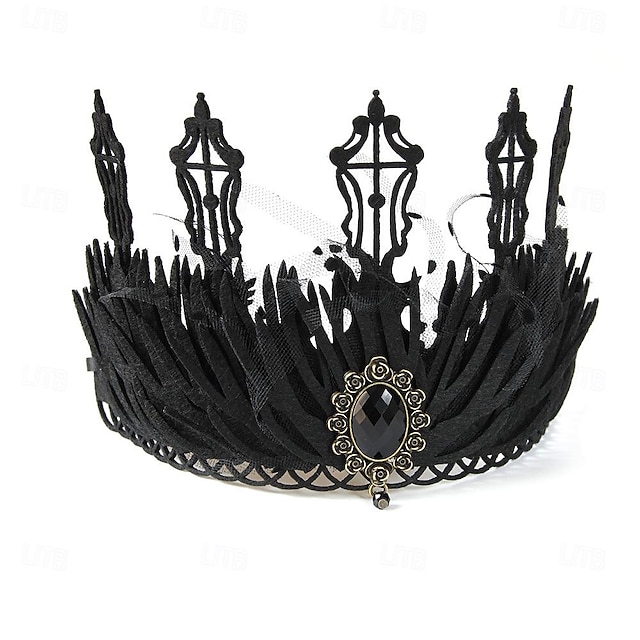  Punk & Gothic Steampunk Crown Accessories Head Jewelry Princess Queen Women's Floral Halloween Party / Evening Headwear