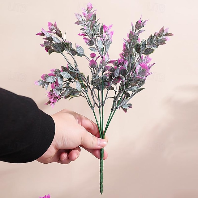  fleur artificielle exquise, fleur artificielle esthétique fondu en plastique décoration extérieure fleur de simulation pour la décoration de fête à la maison de jardin