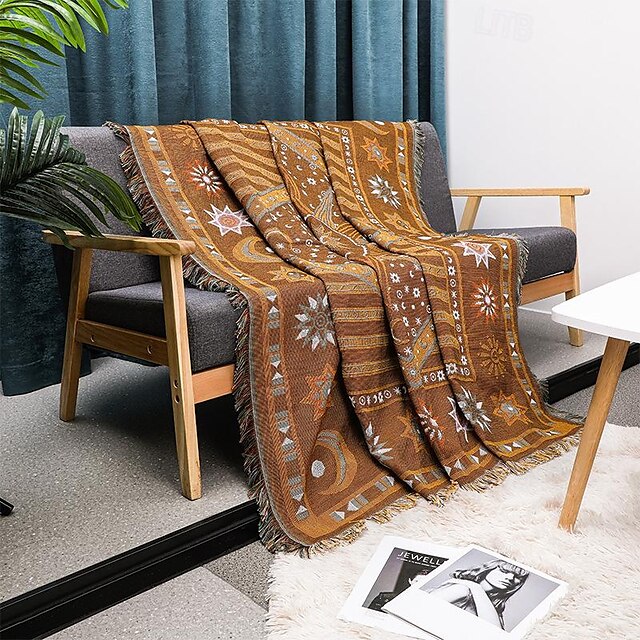  Coperte e plaid, Fantasia geometrica / Percalle Lino / Cotone Riscaldatori Soffice comodo coperte