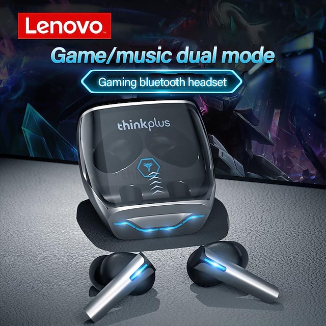  Lenovo XG02 TWS True auriculares inalámbricos En el oido Bluetooth5.0 Estéreo Con la caja de carga Micrófono Incorporado para Apple Samsung Huawei Xiaomi MI Yoga De Uso Diario Viaje Teléfono Móvil