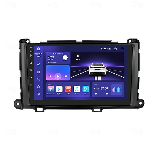  Para toyota sienna 2011-2014 radio de coche reproductor de vídeo multimedia navegador estéreo gps android auto carplay
