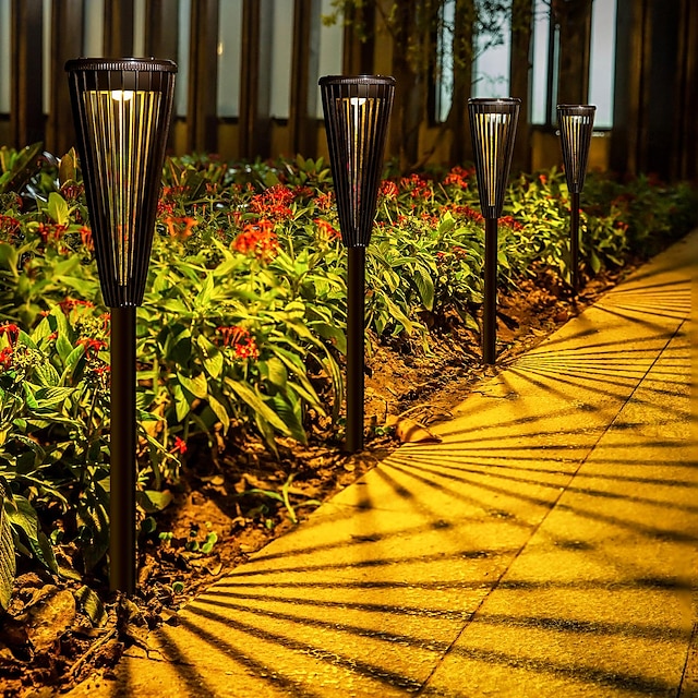  1 szt. Słoneczne oświetlenie ścieżki 2 tryby trawnik ogrodowy oświetlenie dziedzińca konstrukcja parasola długi czas świecenia i oszczędność energii