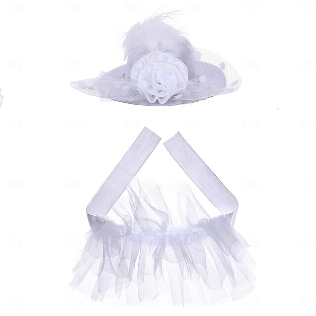  Cane Gatto Abito da sposa Carino Casual Inverno Traspirante Morbido Lavabile Confortevole All'aperto Ricevimento di matrimonio Casual Quotidiano Abbigliamento per Cani for Bichon Frisé Volpino di