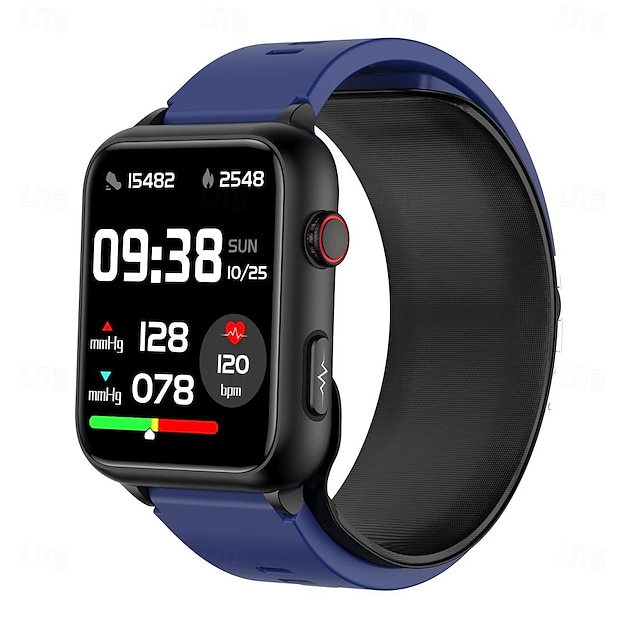  696 TK63 Orologio intelligente 1.91 pollice Intelligente Guarda Bluetooth ECG + PPG Monitoraggio della temperatura Pedometro Compatibile con Android iOS Da uomo Chiamate in vivavoce Promemoria di