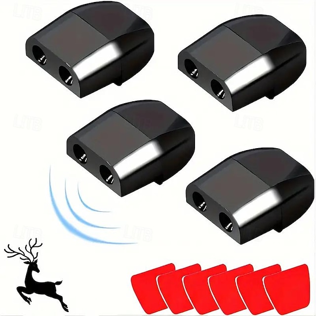 Outdoor Safety Car Physical Ultrasonic Animal Siren Deer RepellersMotorcycles Trucks Alert Device Alarm Tool 2X Animal ProtectionsDevices Motorcycles Warning Collision Prevention Devices