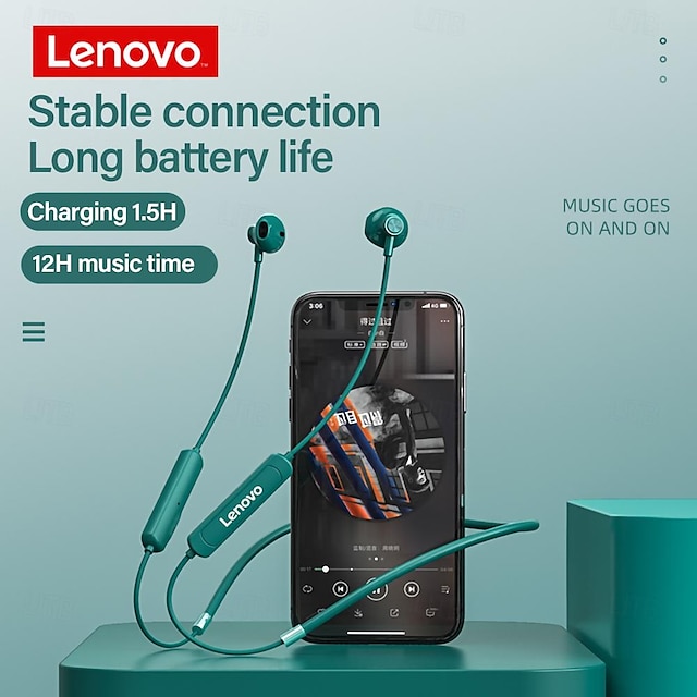  Lenovo SH1 Hovedtelefon med nakkebånd I øret Bluetooth5.0 Sport Vandtæt Stereoanlæg til Apple Samsung Huawei Xiaomi MI Fitness Løb Mobiltelefon