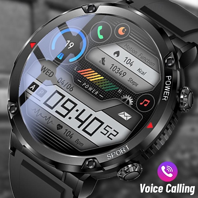  600 mAh große Batterieuhr für Männer Smartwatch Männer IP68 wasserdichte Smartwatch Amoled HD-Bildschirm Bluetooth-Anruf Sportarmband