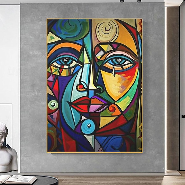  Pintura al óleo pintada a mano Pablo Picasso pintura famosa lienzo enrollado chica famosa lienzo arte sin marco arte de la pared pintura decoración de la pared del hogar