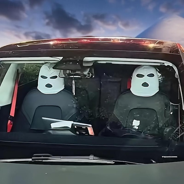  autós díszülés fejhuzat vicces autóülés védő fejülés huzatok gépben mosható automata üléshuzatok illeszkednek az autó belsejébe
