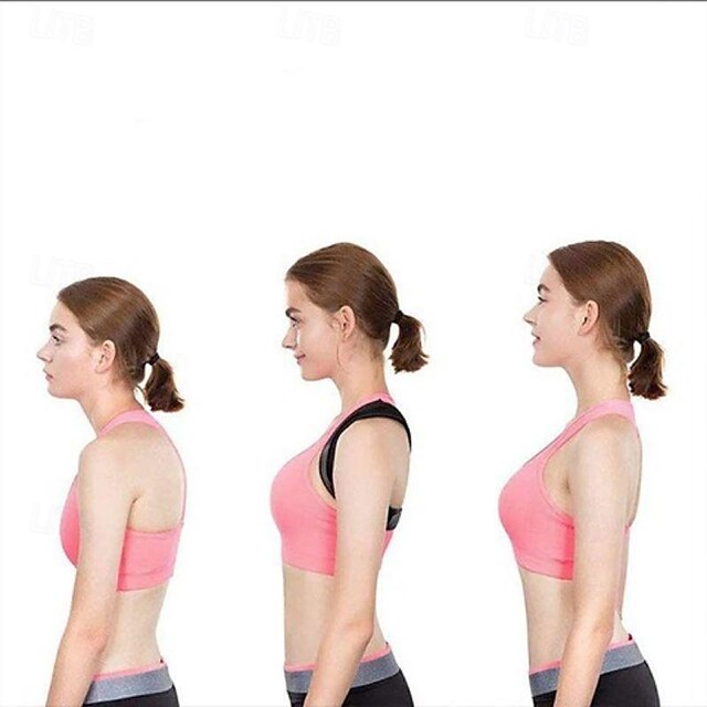  Posture Corrector for Men and Women, Comfortable Upper and Back Brace, Adjustable Back Straightener Support for Back, Shoulder and Neck
