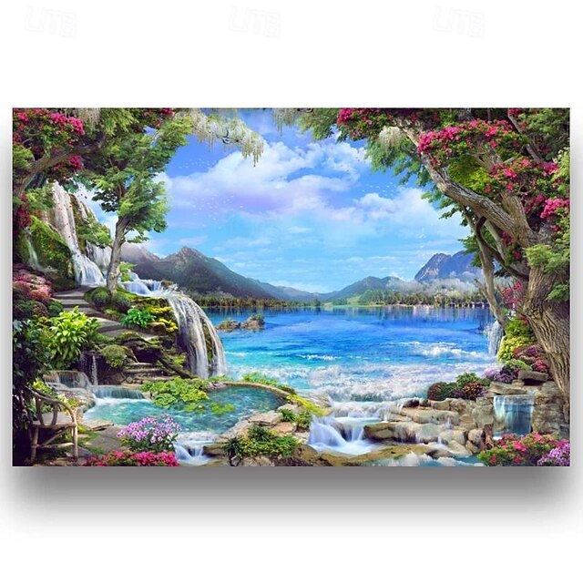 Cool Wallpapers Nature Wallpaper Wall Mural Fantasy Roll Wall Covering Sticker Peel and Stick Removable PVC/Vinyl Material Self Adhesive/Adhesive Required Wall Decor for Living Room Kitchen Bathroom 7