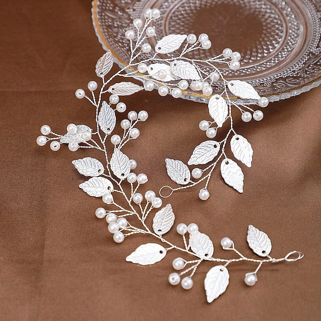  Kronen-Tiaras Stirnbänder Kopfbedeckung Künstliche Perle Aleación Hochzeit Cocktail Luxus Retro Mit Kunstperlen Schleifen Kopfschmuck Kopfbedeckung