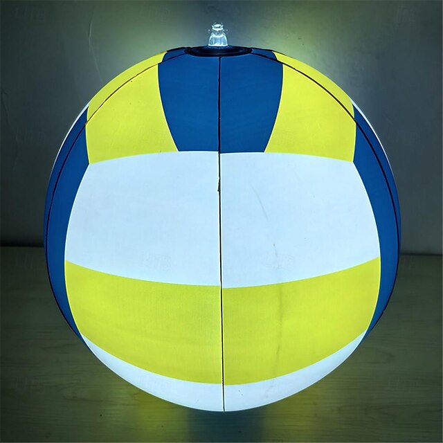  led pool pool light 40cm λαμπερή μπάλα φουσκωτή φωτεινή μπάλα led, υποβρύχιο φως led 16 rgb χρωματικός διακόπτης διακόσμησης μπάλας για πισίνα, παραλία, υδρομασάζ, λιμνούλα